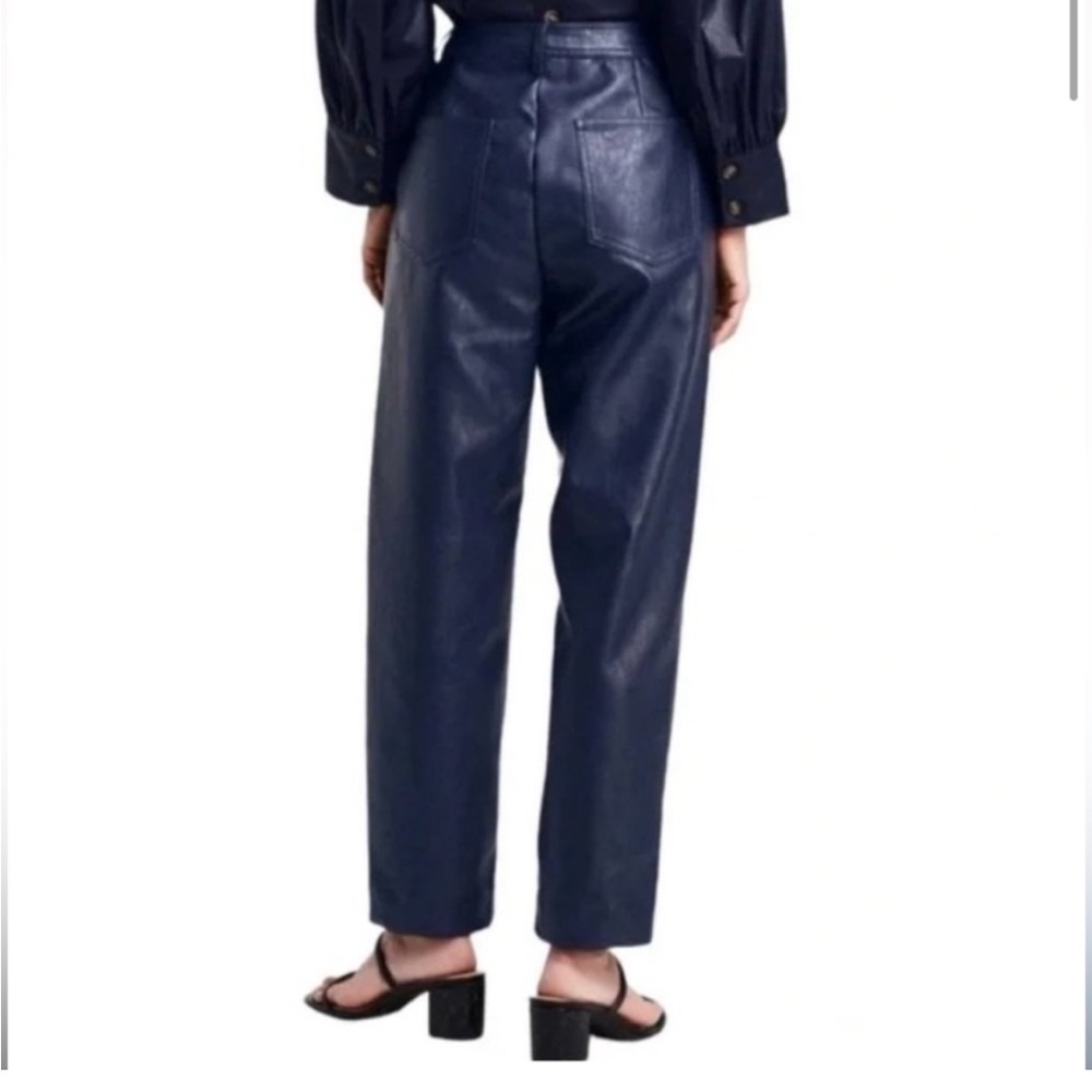 Rachel Comey × Target High-Rise Faux Leather
Utility Pants Navy
